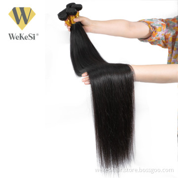 Wekesi 10A Grade Unprocessed Wholesale Virgin Brazilian Hair,100% Brazilian Human Hair Bundles,Virgin Cuticle Aligned Hair
